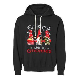 Gnome Family Christmas Gnomies Xmas Garment-Dyed Fleece Hoodie