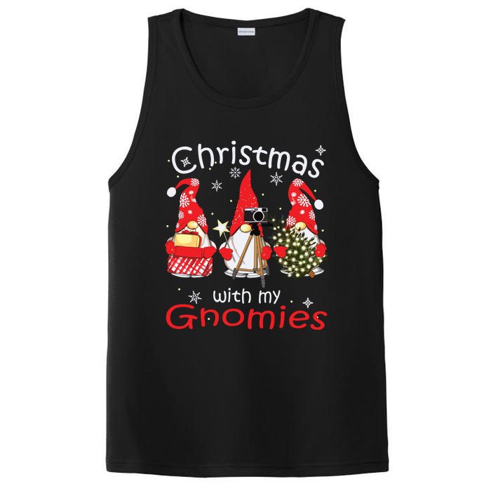 Gnome Family Christmas Gnomies Xmas PosiCharge Competitor Tank