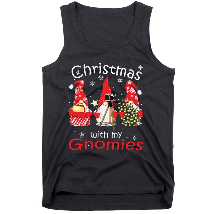 Gnome Family Christmas Gnomies Xmas Tank Top