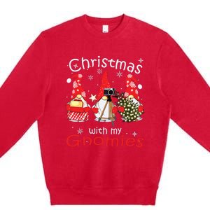 Gnome Family Christmas Gnomies Xmas Premium Crewneck Sweatshirt