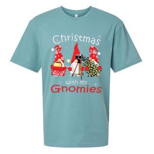 Gnome Family Christmas Gnomies Xmas Sueded Cloud Jersey T-Shirt