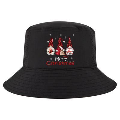 Gnome Family Christmas For Buffalo Plaid Cool Comfort Performance Bucket Hat