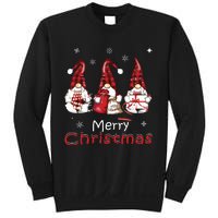 Gnome Family Christmas Shirts For Women Buffalo Plaid Sweatshirt