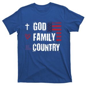 God Family Country Patriotic Veteran Soldier Memorial Day Gift T-Shirt