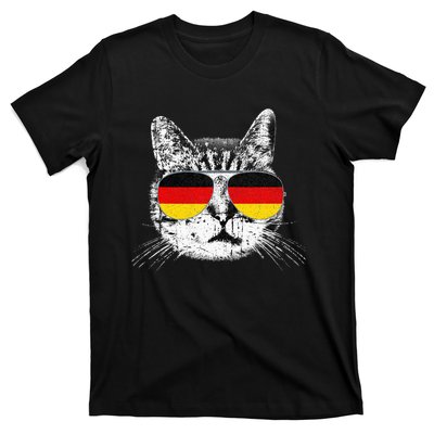 German Flag Cat Heritage Pride Germany Oktoberfest T-Shirt