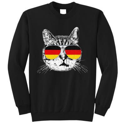 German Flag Cat Heritage Pride Germany Oktoberfest Tall Sweatshirt