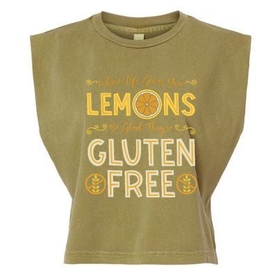 Gluten Free Celiac Disease Nutritional Plan Intolerance Gift Garment-Dyed Women's Muscle Tee