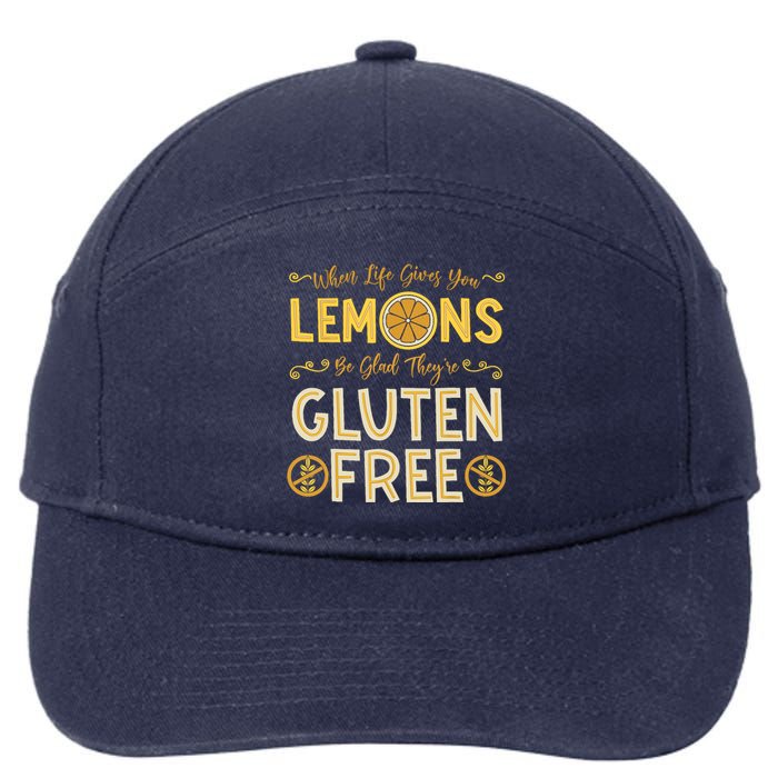 Gluten Free Celiac Disease Nutritional Plan Intolerance Gift 7-Panel Snapback Hat