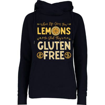 Gluten Free Celiac Disease Nutritional Plan Intolerance Gift Womens Funnel Neck Pullover Hood