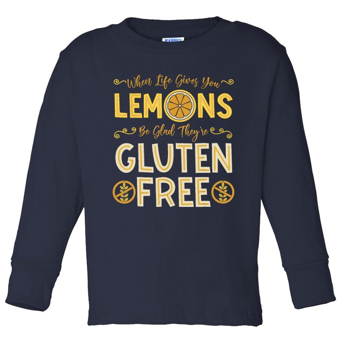 Gluten Free Celiac Disease Nutritional Plan Intolerance Gift Toddler Long Sleeve Shirt