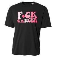 Groovy Fuck Cancer All Breast Cancer Awareness Cooling Performance Crew T-Shirt