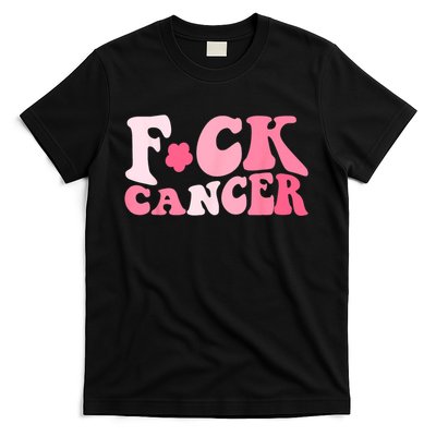 Groovy Fuck Cancer All Breast Cancer Awareness T-Shirt