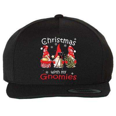 Gnome Family Christmas Shirts For Women Gnomies Xmas Wool Snapback Cap