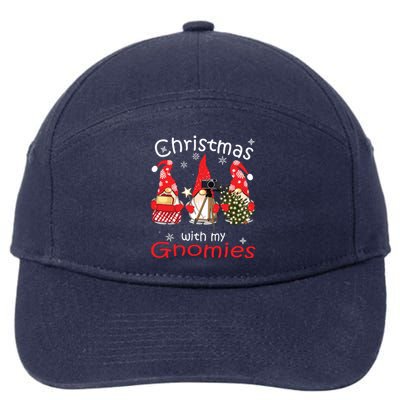 Gnome Family Christmas Shirts For Women Gnomies Xmas 7-Panel Snapback Hat