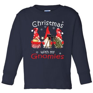 Gnome Family Christmas Shirts For Women Gnomies Xmas Toddler Long Sleeve Shirt