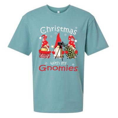 Gnome Family Christmas Shirts For Women Gnomies Xmas Sueded Cloud Jersey T-Shirt