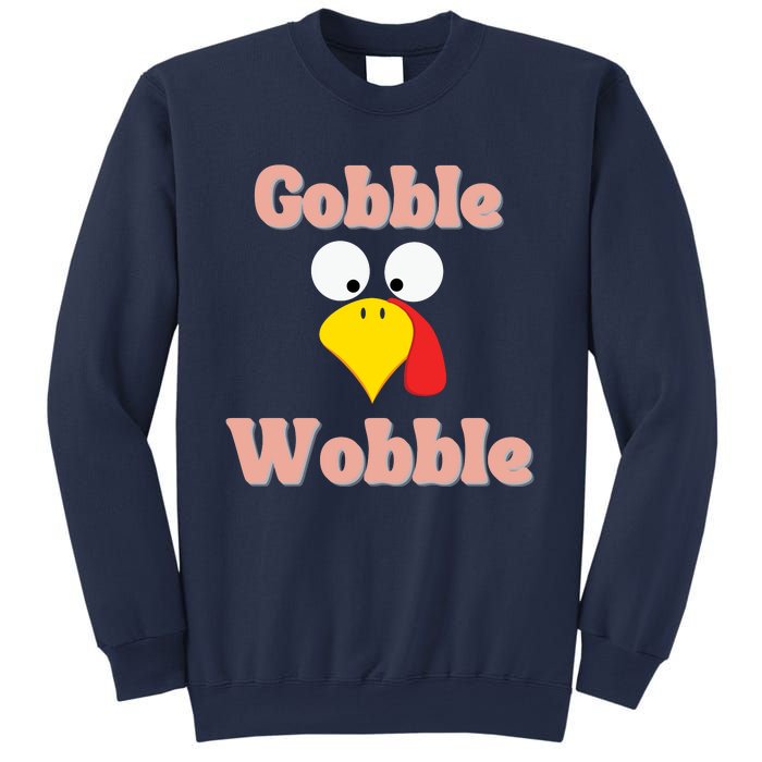 Gobble Funny Cute Turkey Face Cute Turkey Family Thanksgiving Thanksgivings Sweatshirt