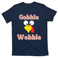 Gobble Funny Cute Turkey Face Cute Turkey Family Thanksgiving Thanksgivings T-Shirt