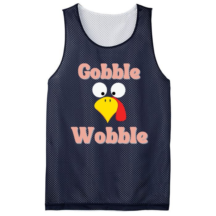 Gobble Funny Cute Turkey Face Cute Turkey Family Thanksgiving Thanksgivings Mesh Reversible Basketball Jersey Tank