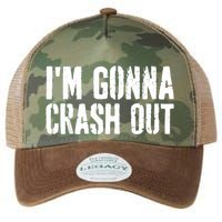 Grunge Funny Dank Meme IM Gonna Crash Out Legacy Tie Dye Trucker Hat