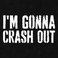 Grunge Funny Dank Meme IM Gonna Crash Out Ladies PosiCharge Tri-Blend Wicking Tank