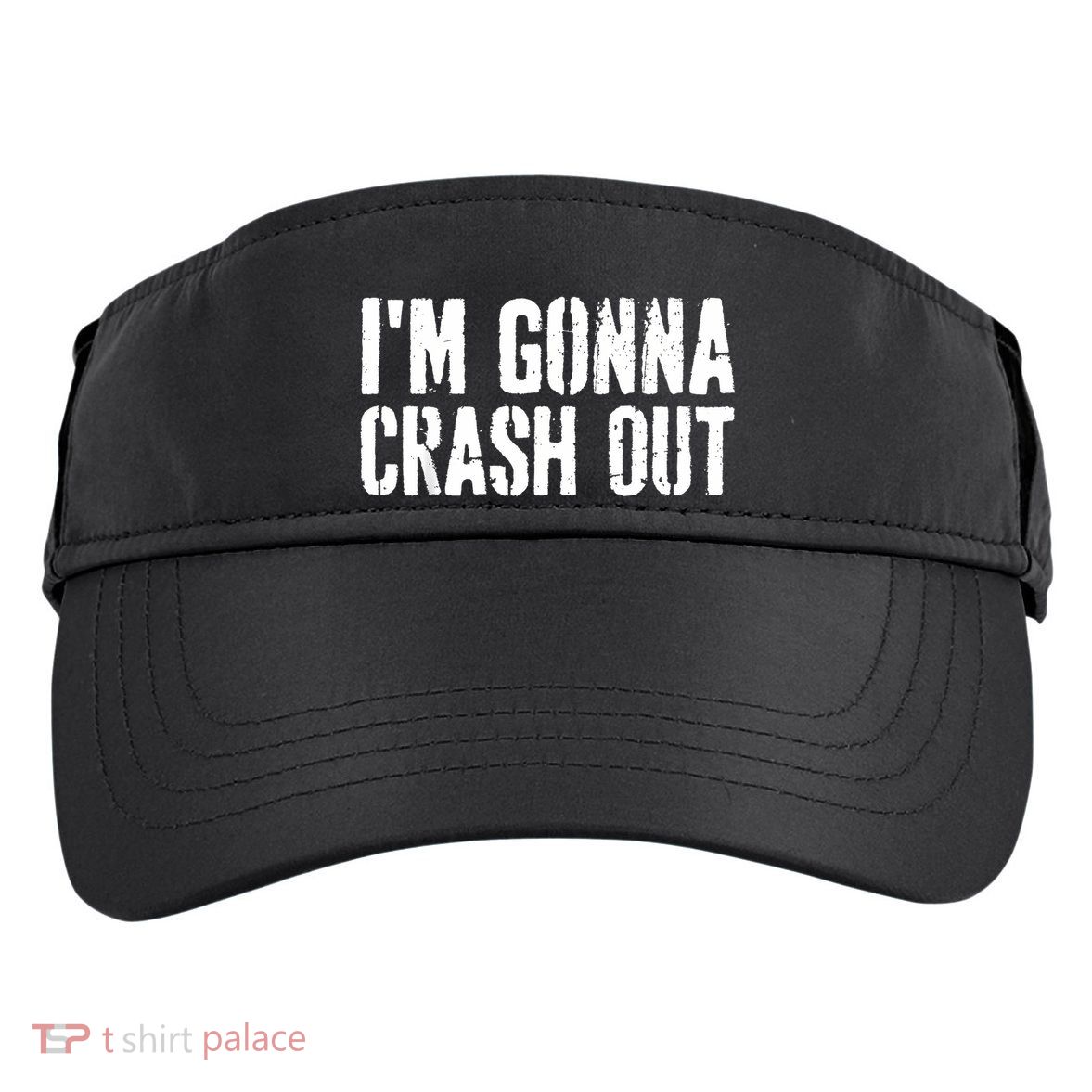 Grunge Funny Dank Meme IM Gonna Crash Out Adult Drive Performance Visor