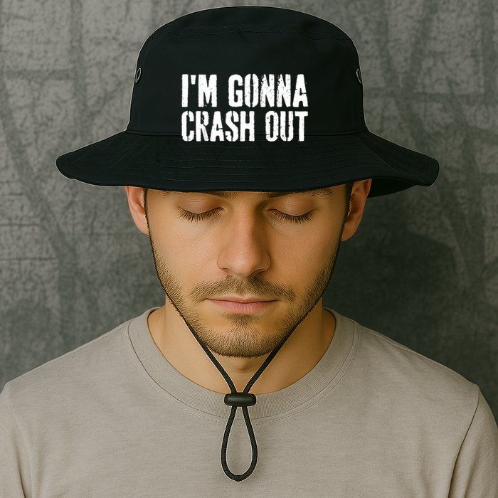 Grunge Funny Dank Meme IM Gonna Crash Out Bucket Hat