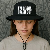 Grunge Funny Dank Meme IM Gonna Crash Out Bucket Hat
