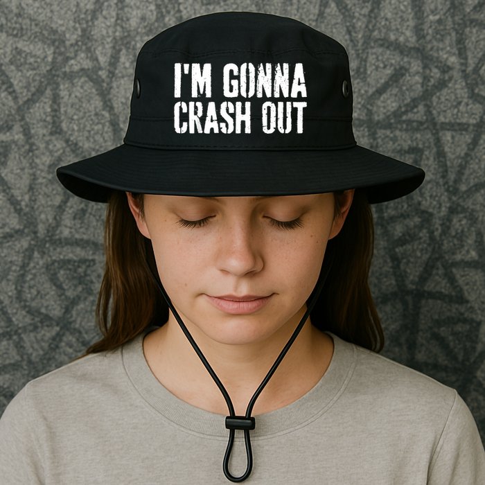 Grunge Funny Dank Meme IM Gonna Crash Out Bucket Hat