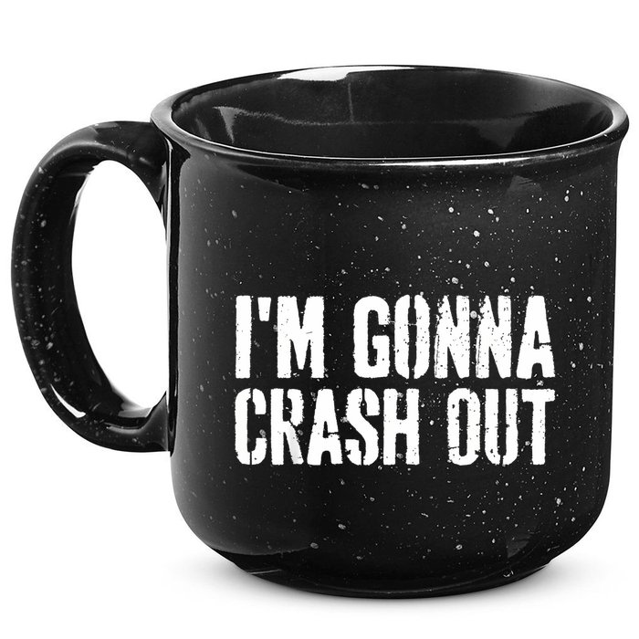 Grunge Funny Dank Meme IM Gonna Crash Out 15oz Campfire Ceramic Mug
