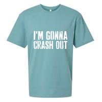 Grunge Funny Dank Meme IM Gonna Crash Out Sueded Cloud Jersey T-Shirt