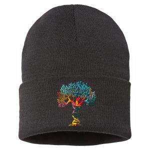 Genealogist Family Dna Lineage Researcher Genealogy Tree Sustainable Knit Beanie