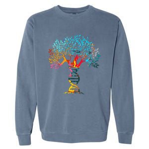 Genealogist Family Dna Lineage Researcher Genealogy Tree Garment-Dyed Sweatshirt