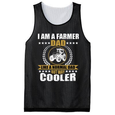 Great Farmer Dad Gift Tractor Farm Father Arable Farming Mesh Reversible Basketball Jersey Tank