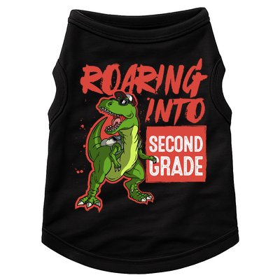 Gift For Dinosaur Roaring Into Second Grade Great Gift Doggie Tank