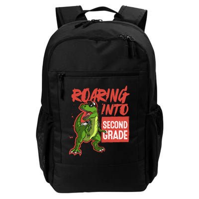 Gift For Dinosaur Roaring Into Second Grade Great Gift Backpack
