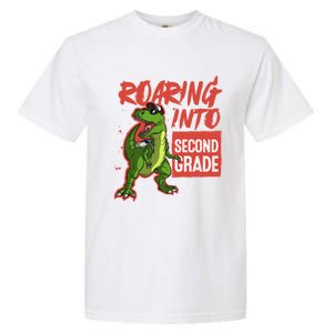 Gift For Dinosaur Roaring Into Second Grade Great Gift Garment-Dyed Heavyweight T-Shirt