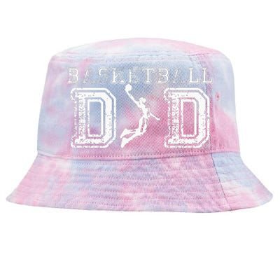 Gift For Daddy Basketball Dad Fathers Day Tie-Dyed Bucket Hat