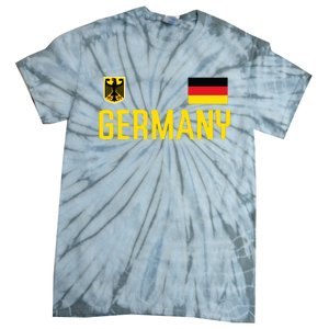 Germany Flag Deutschland Football Soccer Fan Tie-Dye T-Shirt