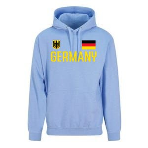 Germany Flag Deutschland Football Soccer Fan Unisex Surf Hoodie