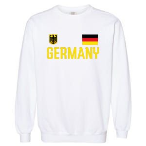 Germany Flag Deutschland Football Soccer Fan Garment-Dyed Sweatshirt