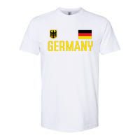 Germany Flag Deutschland Football Soccer Fan Softstyle CVC T-Shirt