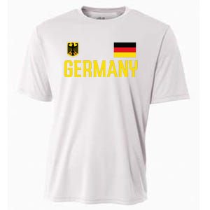 Germany Flag Deutschland Football Soccer Fan Cooling Performance Crew T-Shirt