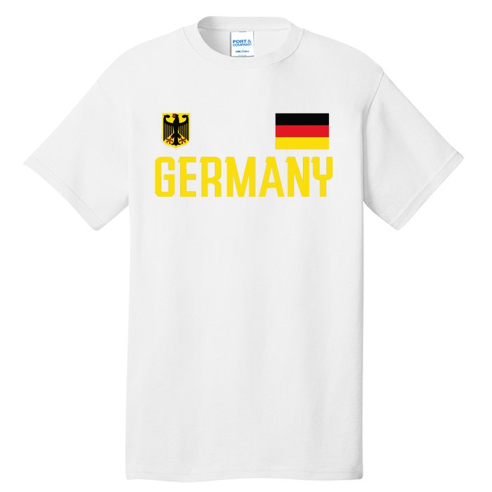 Germany Flag Deutschland Football Soccer Fan Tall T-Shirt