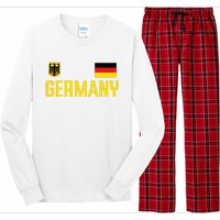 Germany Flag Deutschland Football Soccer Fan Long Sleeve Pajama Set