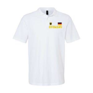 Germany Flag Deutschland Football Soccer Fan Softstyle Adult Sport Polo