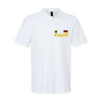 Germany Flag Deutschland Football Soccer Fan Softstyle Adult Sport Polo