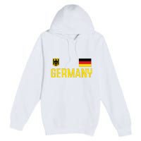 Germany Flag Deutschland Football Soccer Fan Premium Pullover Hoodie