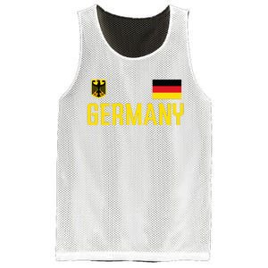 Germany Flag Deutschland Football Soccer Fan Mesh Reversible Basketball Jersey Tank