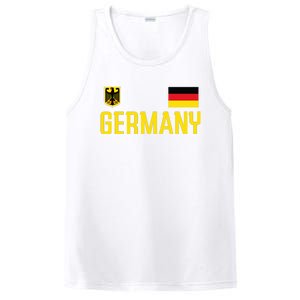 Germany Flag Deutschland Football Soccer Fan PosiCharge Competitor Tank